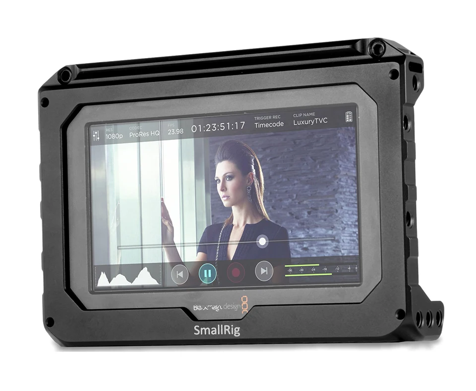 Клетка для монитора SmallRig для Blackmagic Video Assist 5 дюймов Все-в-одном монитор и HD рекордер с HDMI Lock-1726