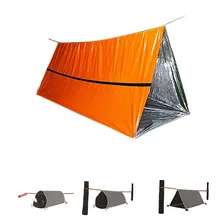 Сворачиваемая в трубочку Палатка аварийного палатка для выживания Применение как тентовое укрытие для экстренных ситуаций временное убежище аварийного тентовое укрытие для экстренных ситуаций для Приключения Кемпинг#2l04