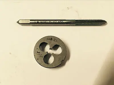 

1pc HSS Machine M3 X 0.35mm Plug Tap and 1pc M3 X 0.35mm Die Threading Tool