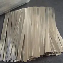 500 шт 0,1x8x100 мм Никелированная Стальная ленточная полоса листы для батареи точечный сварочный аппарат оборудование