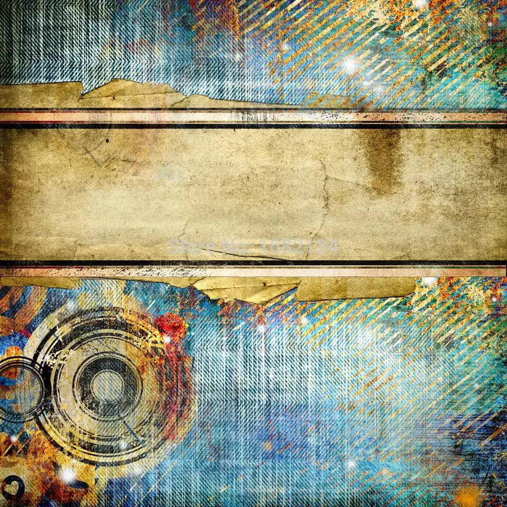 

SHENGYONGBAO 10x10ft Art Cloth Custom Photography Backdrops Prop Vintage Photography Background JVT-257