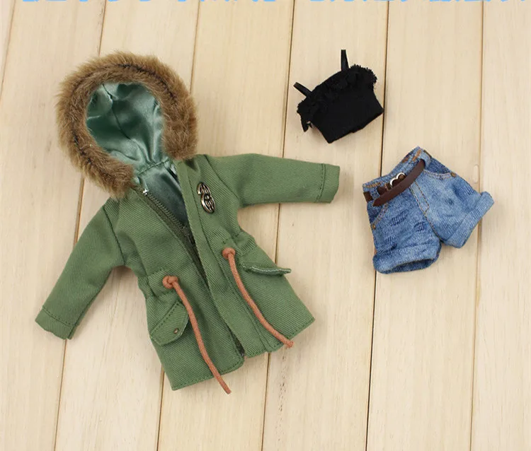 

4PCS Leon:The Professional Mathilde Clothes for Blyth Doll ,azone,1/6 Doll Accessories