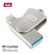 LD OTG USB Flash Drive 64GB 32GB 16GB Pen Drive USB 2.0 U Disk Memory Stick For IPhone/Ipod/ipad Air/ipad Mini/Mac