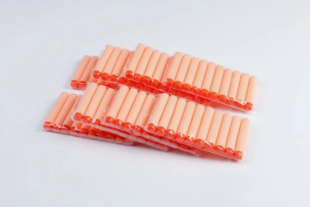 100 шт. для Nerf пулями мягкими дырочку головы 7 2 см заправка игрушка дартс оружейные
