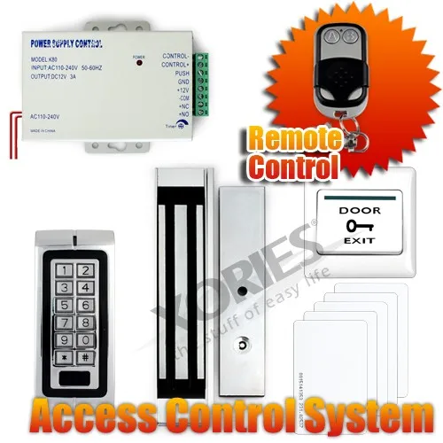 

HOMSECUR DIY Complete Kit RFID Door Access Control System +Remote Control +Magnetic Lock