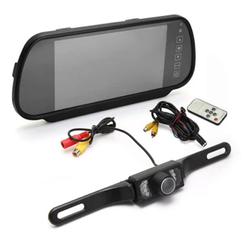 

Marsnaska 2016 Hot Sale 7inch TFT LCD Wide Screen Car Rear View Backup Parking Mirror Monitor + LED Camera High Quality