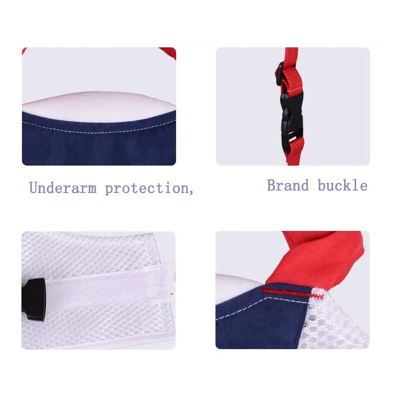 Breathable Dual-Use Baby Toddler With Baby Anti-Lost With Blue Training Infant Walking Strap Assistant Armpit Anti-Stretch Pad