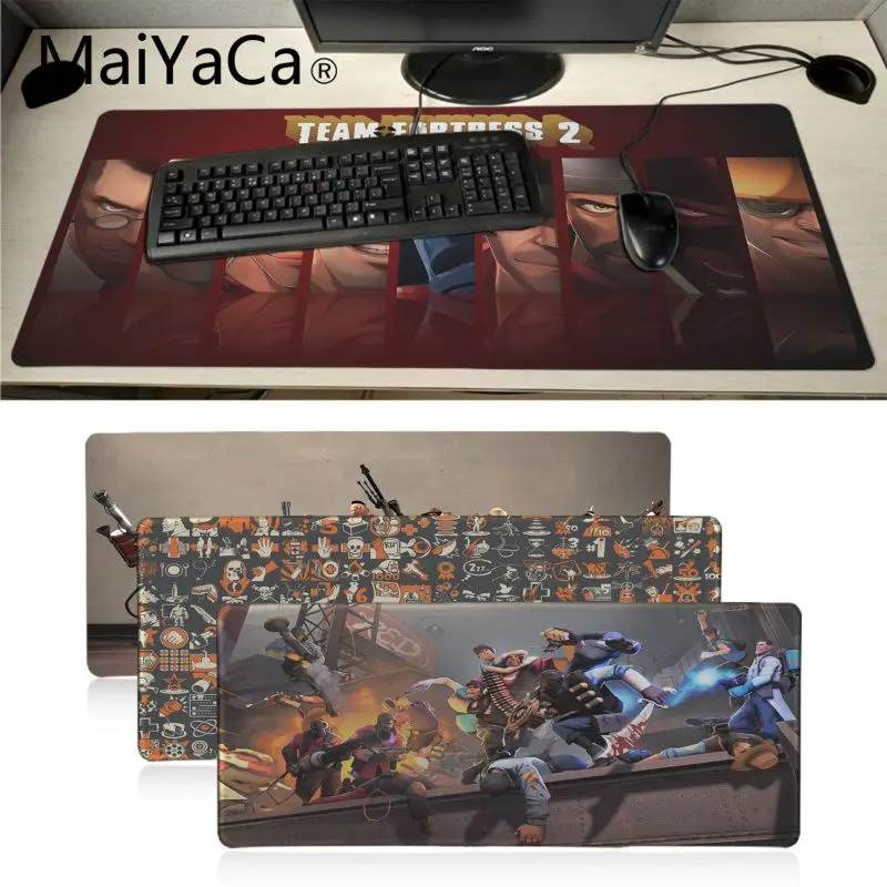 Игровой коврик для мыши MaiYaCa с популярным дизайном Team Fortress 2 резиновые большие