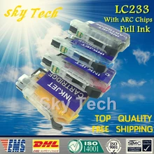 Full Ink refill cartridge suit for Brother LC233 ,LC-233 For Brother J562DW J480DW J680DW J880DW J4620DW J5720D J5320DW J4120DW