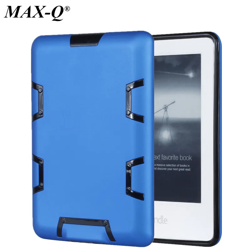 

MAX-Q Case for Amazon Kindle paperwhite 3 2 1 capa funda Shockproof Hybrid Heavy Duty PC + TPU cover Kids Safe Armor cases