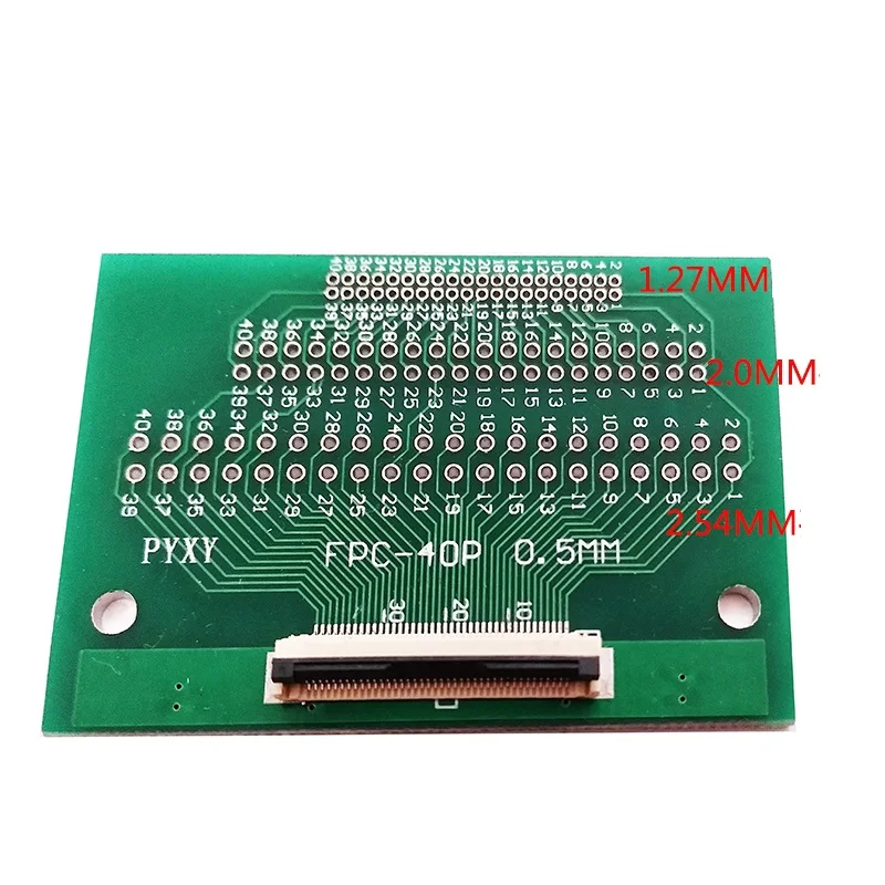 1pc FPC FFC Adapter Board 0.5mm 1.0mm To 2.54mm Connector Straight