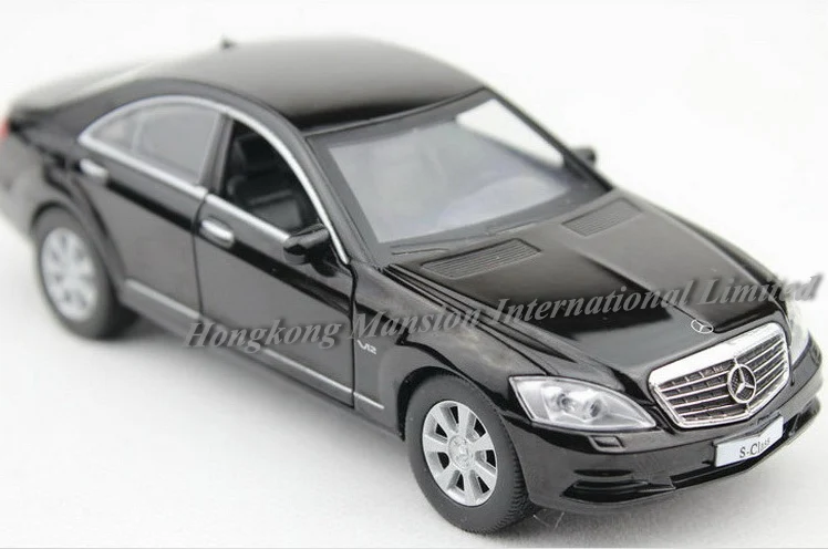 

1:32 Scale Diecast Metal Alloy Car Model For TheBenz S600L Collectible Vehicle Model Collection Pull Back Sound&Light Toys Car