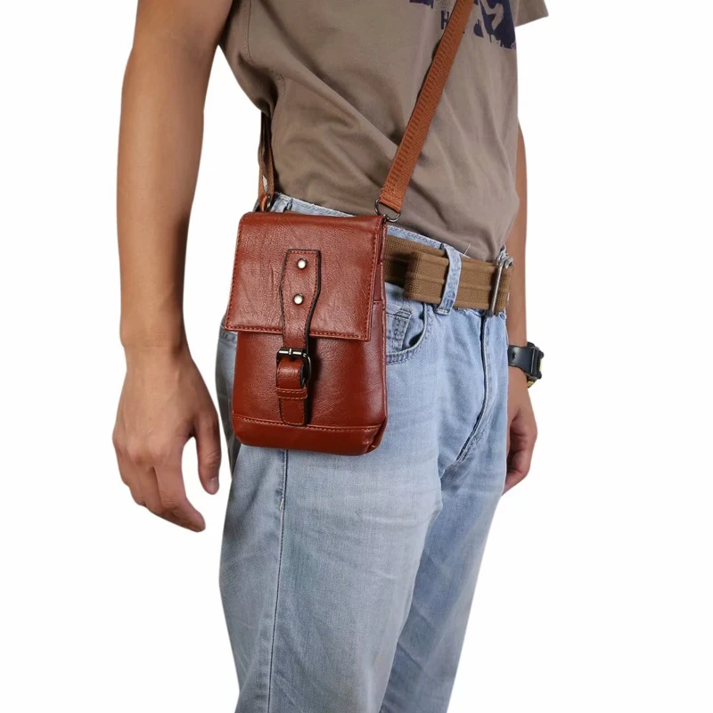 Универсальная сумка из искусственной кожи для телефона на плечо, карман, кошелек, чехол, шейный ремешок для iPhone/samsung/Xiaomi/huawei/sony/LG/Asus/htc