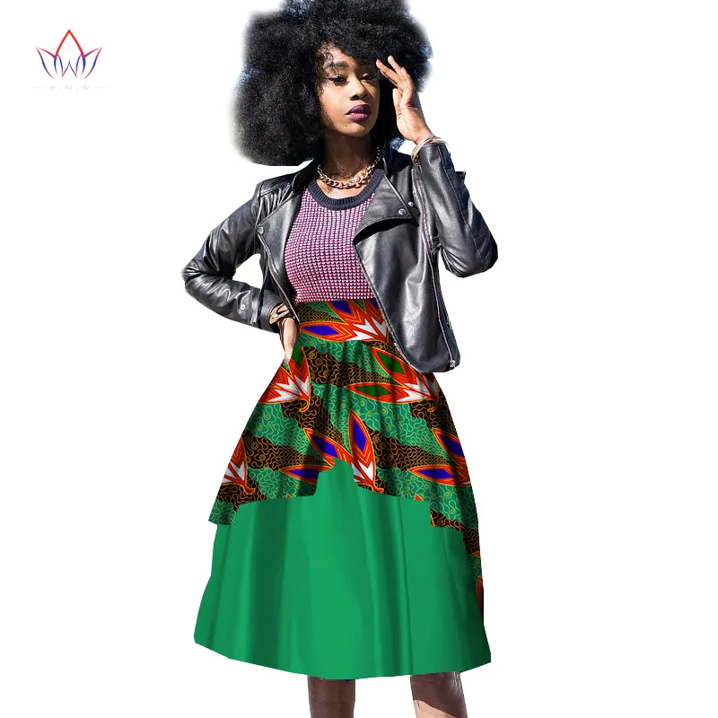 Roupas para Mulher Vestido de Baile Recente Bazin Riche Africano Dashiki Cera Impressão Joelho Comprimento Dupla Camada Saia Wy1200 23 Computers & Electronics