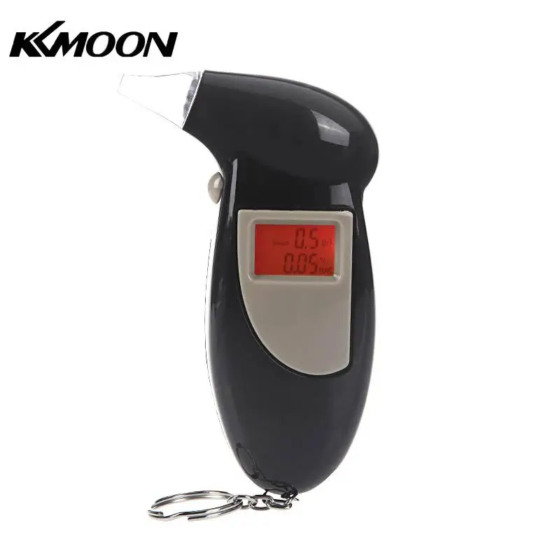 

Digital Breath Alcohol Tester Breathalyzer Audible Alert LCD Backlit Display 0.00%-0.19% Alcoholmeter