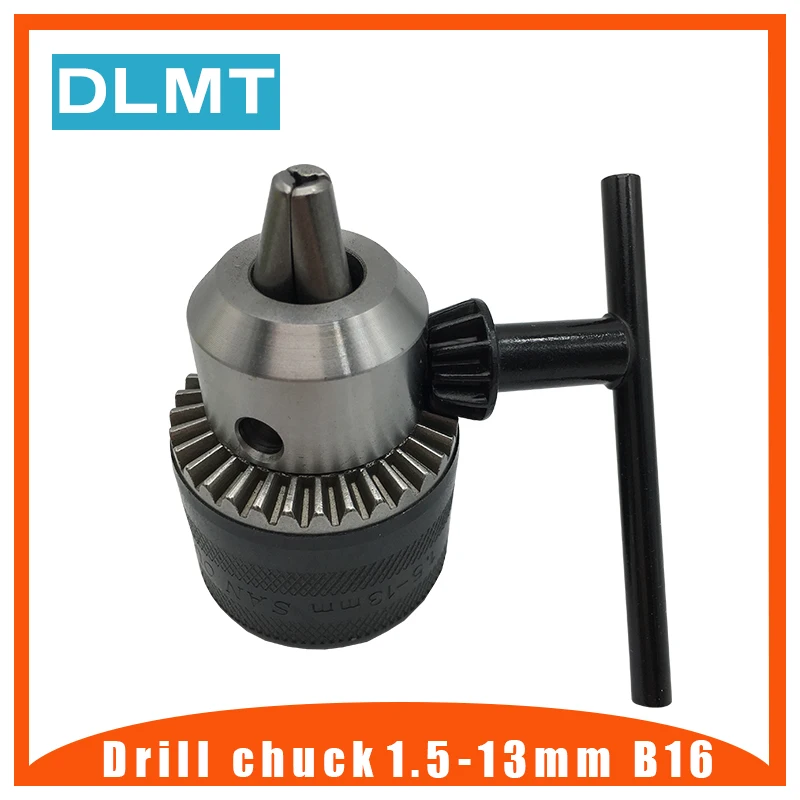 Mini Electric Drill Chuck 1.513mm Mount B16taper Lathe Chuck With Key