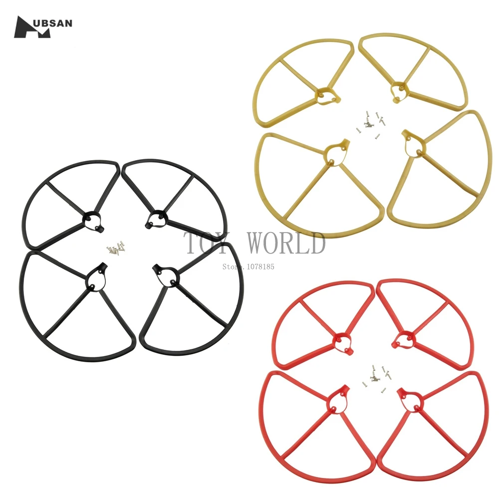 

Upgrade 4pcs Propeller Protectors Protective Guard For Hubsan H501S X4 RC Quadcopter Airplane Drone Parts Helicopter