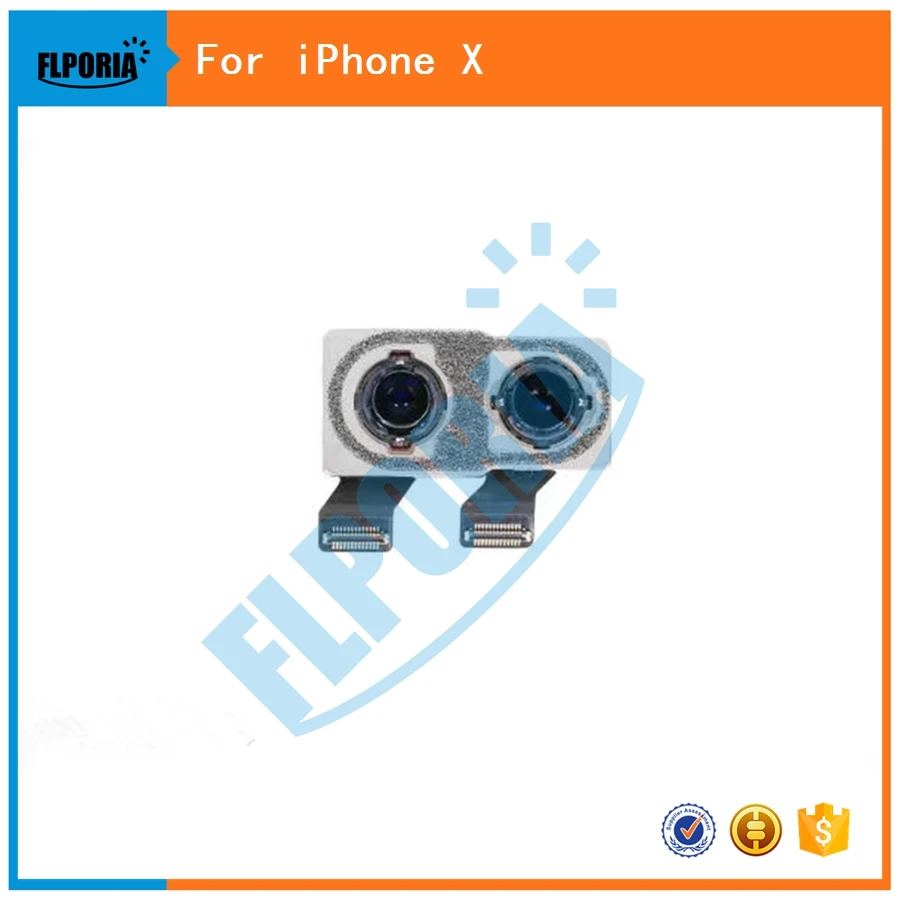 

FLPORIA For iPhone X Back Rear Camera Big Camera Module Flex Cable Ribbon Replacement Repair Part