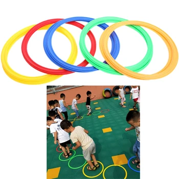 

Assembly Rings Kids Outdoor Jump Game Toy Movement Ability Training Developing Jumping Toy for Children