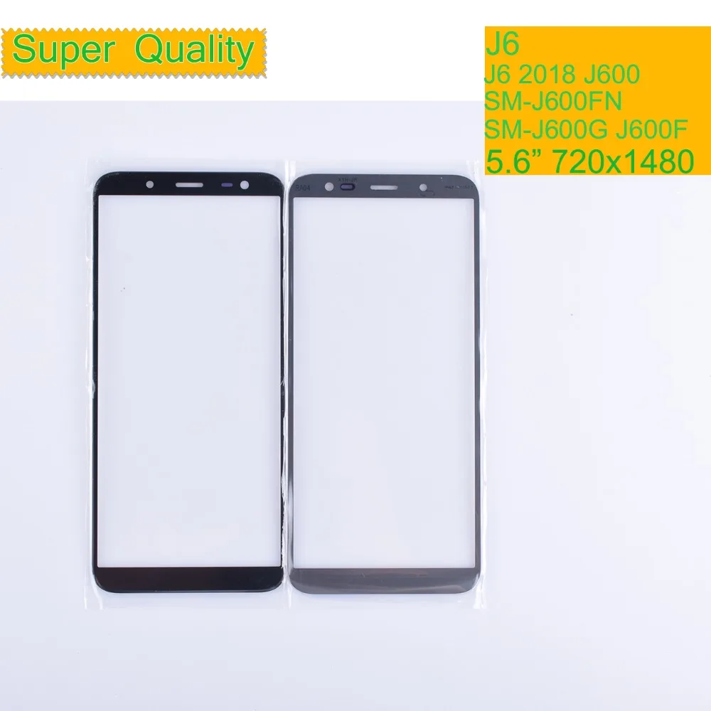 

10Pcs/lot For Samsung Galaxy J6 2018 J600 J600F SM-J600F/DS SM-J600G/DS Touch Screen Outer Glass TouchScreen Lens LCD Front