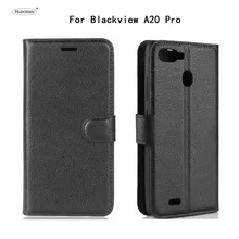 HUDOSSEN For Blackview A20 Pro Case Luxury Flip PU