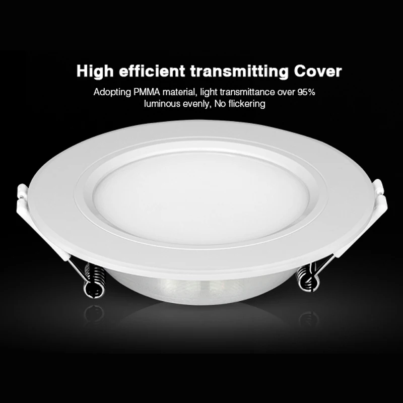 Smart 6 Вт RGB + CCT светодиодный светильник 110 В 220 с регулируемой яркостью Встраиваемый