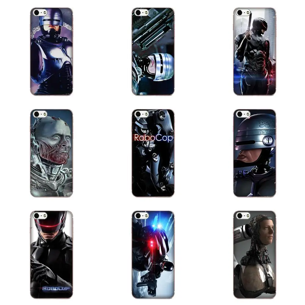 Robocop для Xiaomi Mi3 Mi4 Mi4C Mi4i Mi5 Mi 5S 5X 6 6X A1 Max Mix 2 Note 3 4 уникальный Роскошный прозрачный