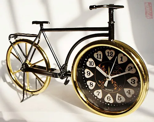 

Bicycle styling clock Aircraft Home/Table Decor Creative Gift Free shipping