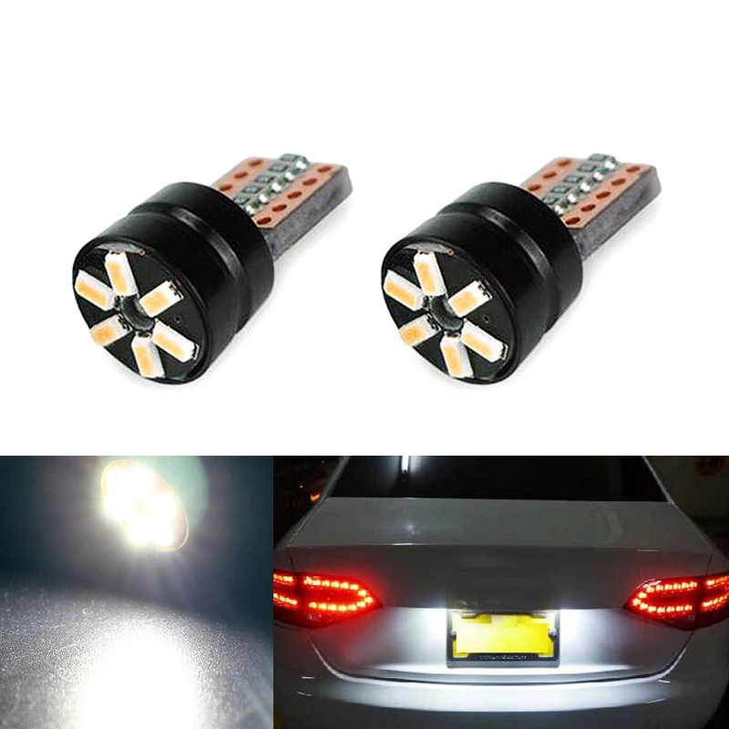 

2x T10 SMD 3014 Car LED License Plate Auto Canbus Light W5W 168 194 192 For Honda Civic Accord Fit CRV City HRV