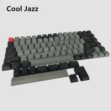 Cool Jazz-Teclado mecánico con cable USB, teclas gruesas pbt 84 impresas en los laterales, alta resistencia al desgaste para interruptores Cherry MX de perfil OEM