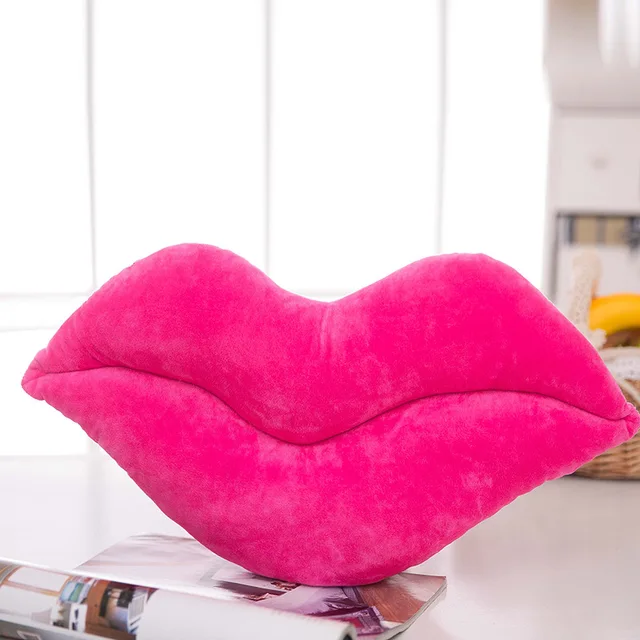 Hoiime Creative Sexy Lip Big Plush Pillow Cushion Large Red Lips Soft