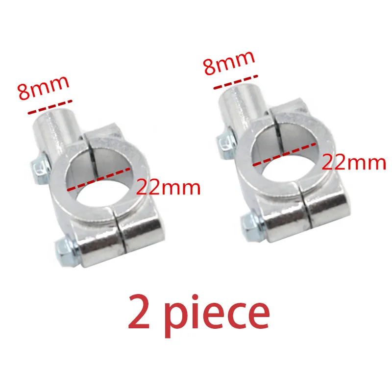 8 мм 10 мм мотоцикл зеркало заднего вида адаптер Крепление Зажим Руль заднего вида держатель зеркал опорная Скоба 22 мм 7/" Руль