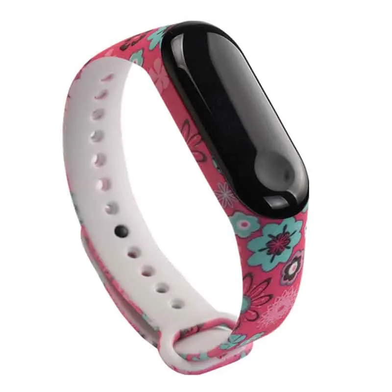 J Цветной браслет Correa mi Band 3 4 для Xiao mi band mi 3 Pulseira Band, умный фитнес-трекер mi Store, спортивный ремешок для часов - Цвет: J