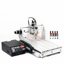 Free ship ! CNC Router 6040 Z-USB Mach3 engraving machine with 1.5KW VFD spindle and USB port+4pcs cnc frame cutting machine dc brushless spindle drive 4axis cnc control box mach3 parallet port for engraving machine