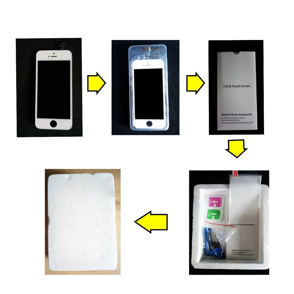 ЖК дисплей для iphone 6 Plus с сенсорным экраном AAA + качество Протестировано без битых