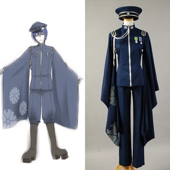 

Vocaloid Senbon Sakuras or Senbon Zakura Kaito Cosplay Costume Full Sets Uniform Dress Halloween Carnival Men Women Costume