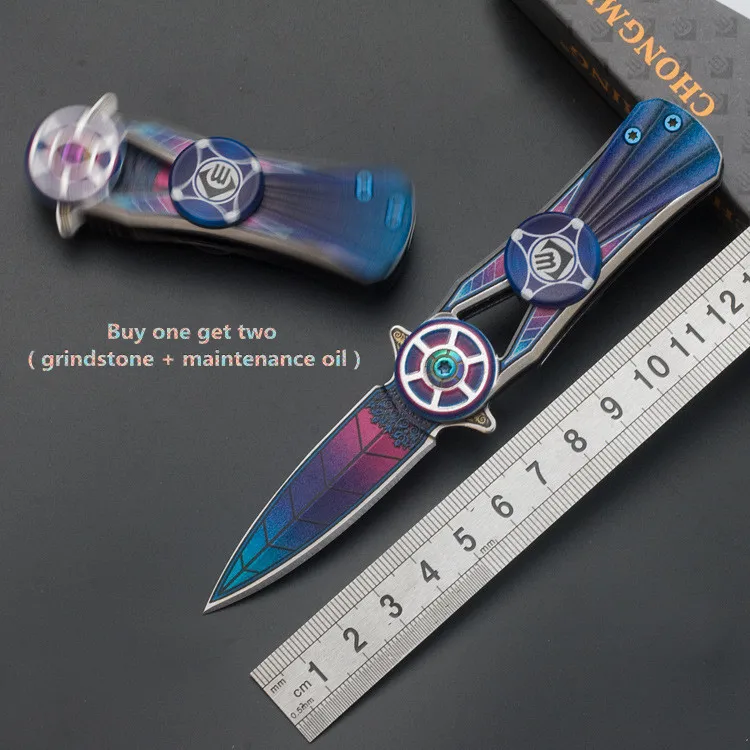 Спиннер-Спиннер Многофункциональный портативный складной нож Открытый креативный крутой ручной Спиннер EDC инструменты для сбора саблей подарок