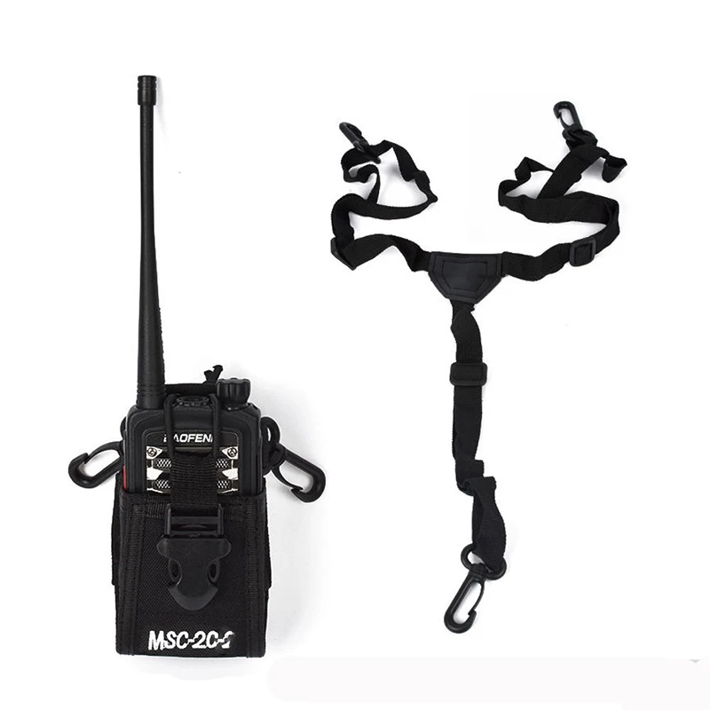

NEW Nylon Holster Baofeng Carry Case Holder Walkie Talkie Radio Bag For Icom Kenwood For Motorola Yaesu Vextex Uv-5r Accessories