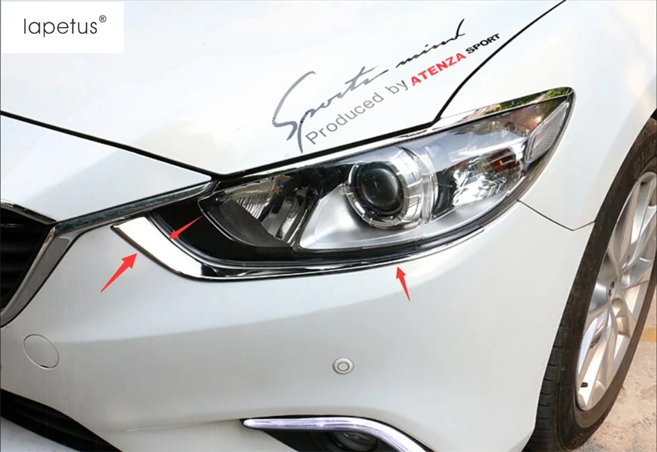 Lapetus Аксессуары для Mazda 6 Atenza Sedan 2013 2014 2015 передний головной свет лампы век бровей