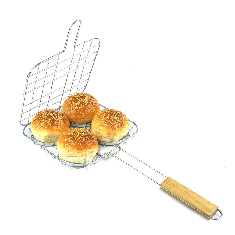 Hamburger Grilling Basketin Other BBQ Tools from Home & Garden on