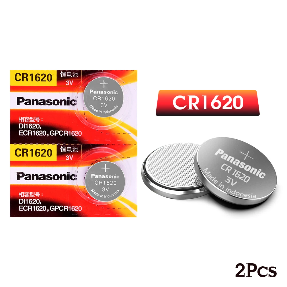 CR1620 автомобильный пульт дистанционного управления электрический 2x Panasonic CR1620 кнопочный элемент монета батареи Сигнализация 3 В литиевая батарея для светодиодный фонарик игрушки