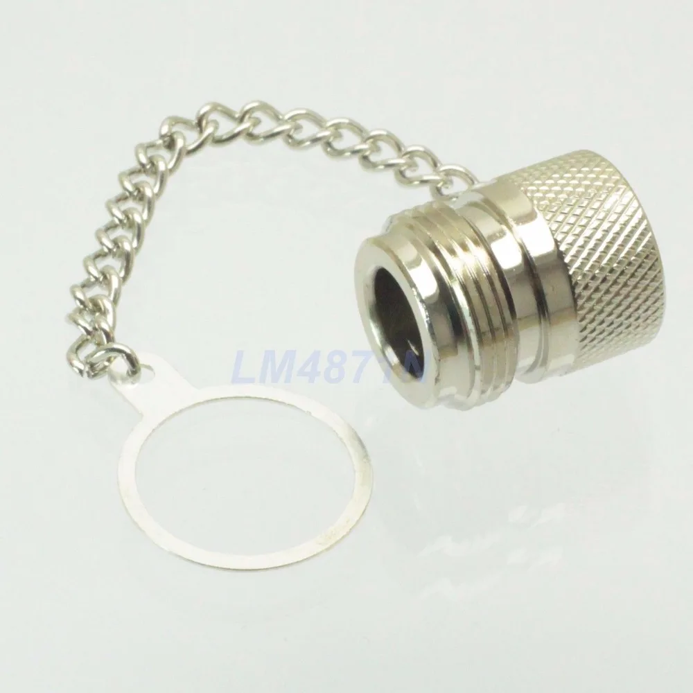 1pce Dust cap with chain for N female RF connectorin Connectors from