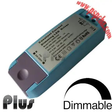 

10pcs/lot 3~22W Triac dimming constant current 4~7*3W 16.8W 12-24V 700mA dimmable led driver power supply