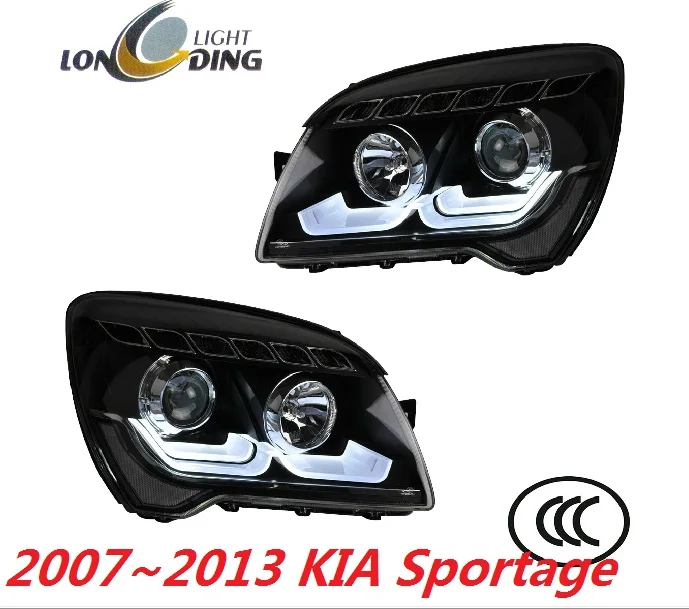 HID, 2007~ 2012, автомобильный Стайлинг, KlA Sportage фара, Sportage, soul, spectora, k5, sorento, kx5, ceed, Sportage фара - Цвет: Model1 style