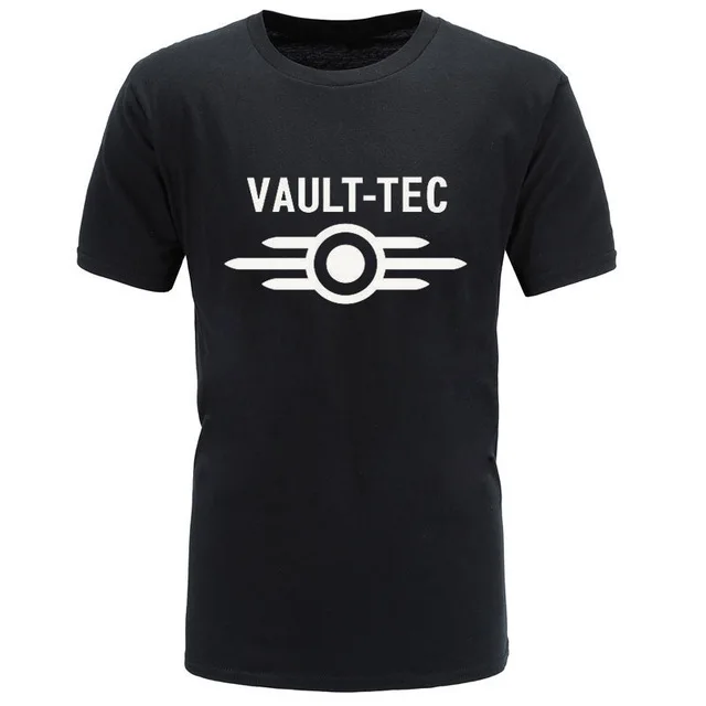 Новые летние футболки с логотипом vat Tec для игр видео Fallout 2 3 4 мужские классические