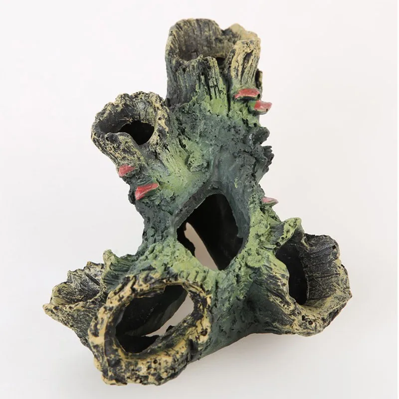

Aquarium decorations Wood Deadwood Fish T resin Hollow Trunk Tree Log Hollow tree Fish Snag for aquarium Tank Ornament decor