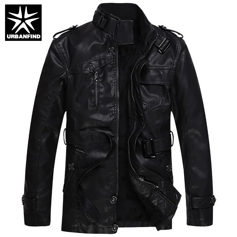 URBANFIND Hot Sale Fashion Jacket Men Leather Casual