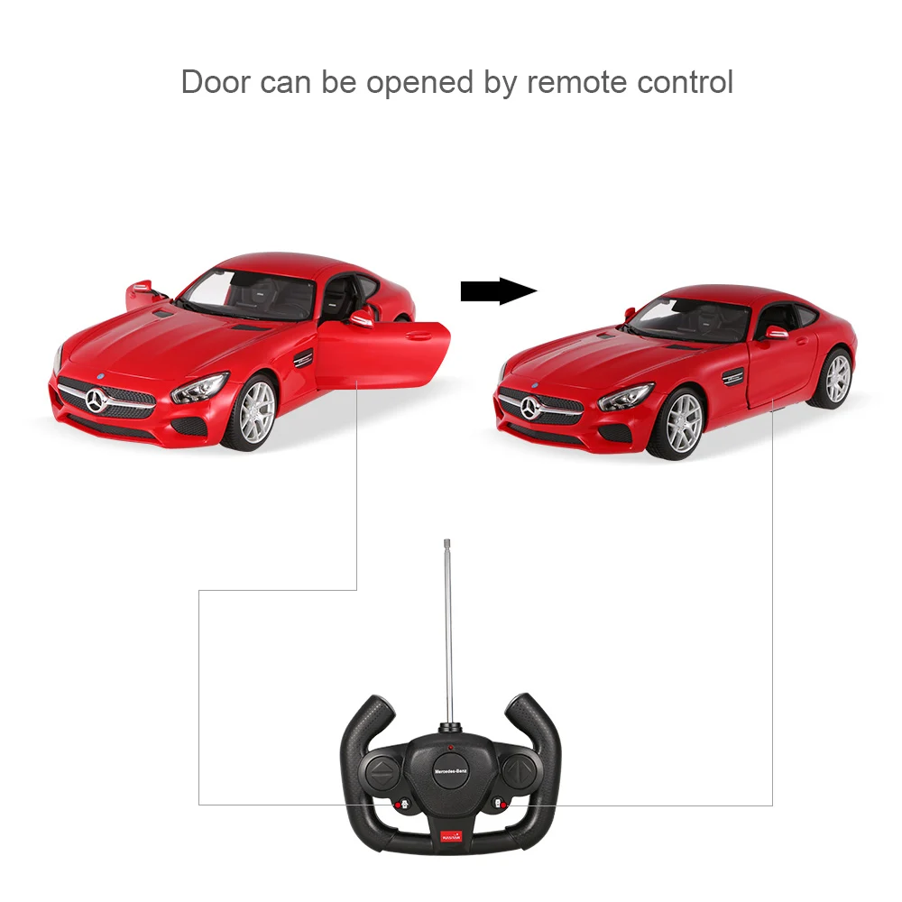 RASTAR 74000 27MHz 1/14 RC супер Спортивный Автомобиль имитационная модель с дистанционным управлением двери RC модный автомобиль RC игрушки