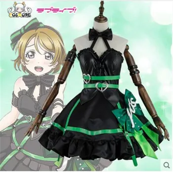 

New Anime Cosplay Costume Aqours lovelive Arcade 3 Generations Concert Koizumi Hanayo Lovely dress full sets A
