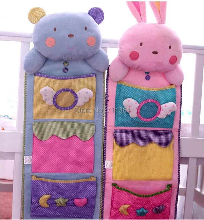 75 * 25 cm cuna cuna colgar bolsas para bebés azul y rosa colores para